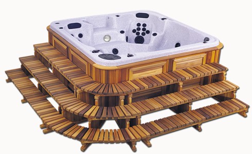 3 tier hot tub step pack