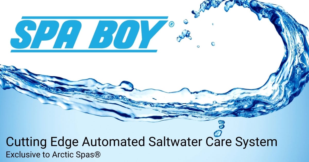 Soins automatisés à une touche : Spa Boy® Système d'eau salée